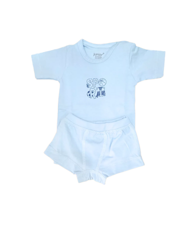 Baby boy set half sleeve printed shorts