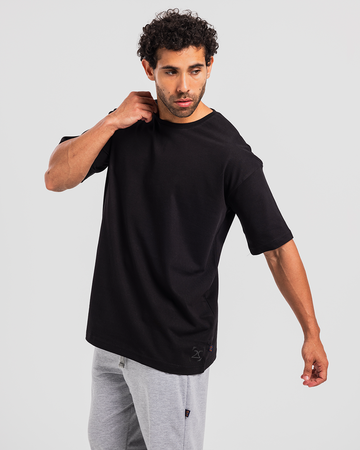 Plain half sleeve men's T-shirt