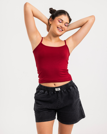 Women's viscose lycra strapless top