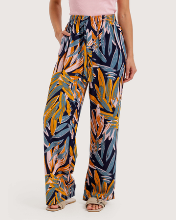 Women's pantaloons are made of viscose to the feet
