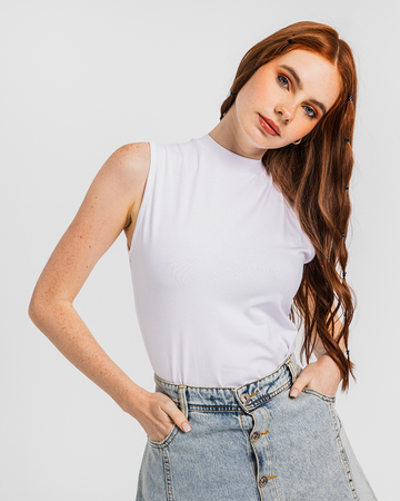 Cotton Lycra Neckline Thermal Bodysuit