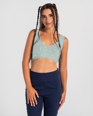 Wide Strap Sports Bra for Women