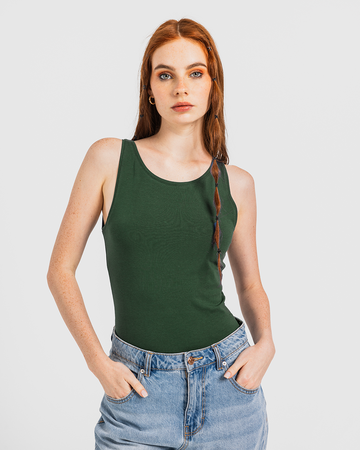 Women's Wide-Strap Viscose Bodysuit