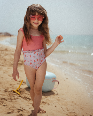 Watermelon girls' swimsuit